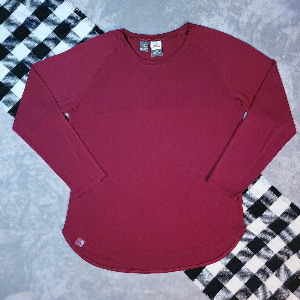 L | McKinley | Maroon Long Sleeved T-Shirt